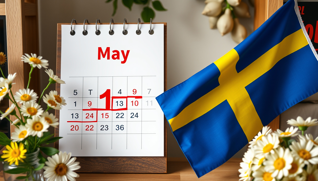Är första maj en röd dag? Allt om röda dagar i Sverige